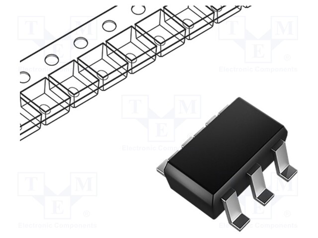 Analogue Switch, 1 Channels, SPDT, 2.5 ohm, 1.8V to 5.5V, SC-70, 6 Pins