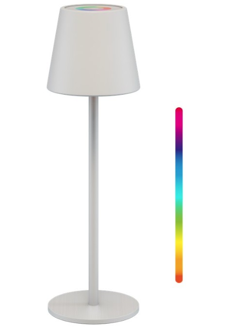 Lamp: Wireless LED RGBW Table Lamp, white, 170 lm, 3000 K, dimmable