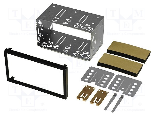 Universal mounting half frame; 2 DIN; Citroën,Ford,Mercedes