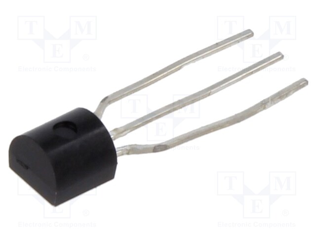 Transistor: NPN; bipolar; 400V; 0.3A; 0.625W; TO92