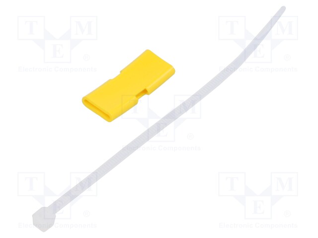 Markers; white; markers,markers for cables and wires; 10pcs.