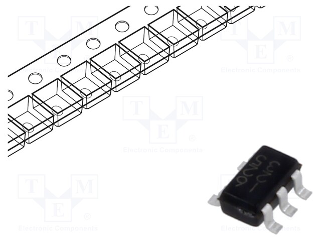 IC: digital; NOT; Ch: 1; IN: 1; CMOS; SMD; SSOP5; 3÷16VDC; -40÷85°C