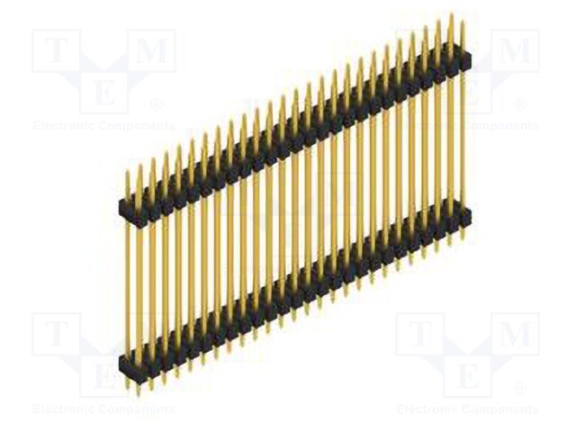 Connector: pin strips; pin header; male; PIN: 52; 2.54mm; THT; 2x26