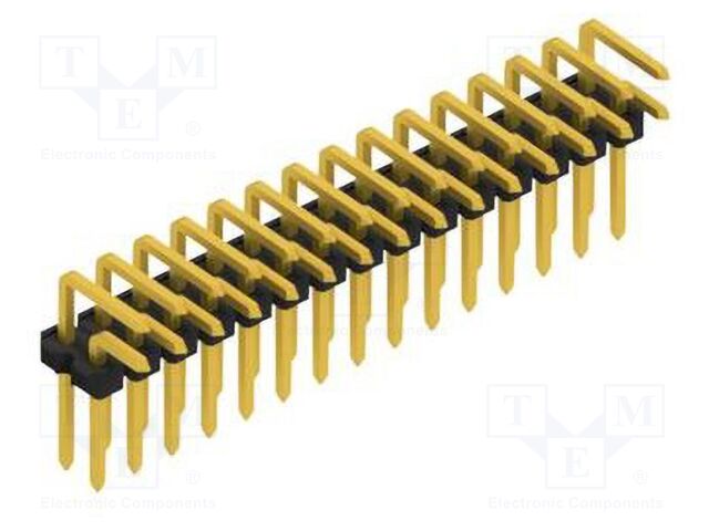 Connector: pin strips; pin header; male; PIN: 30; 2.54mm; THT; 2x15