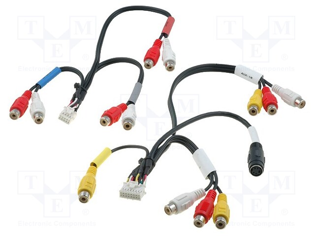 Connector; RCA,S-VIDEO; Alpine