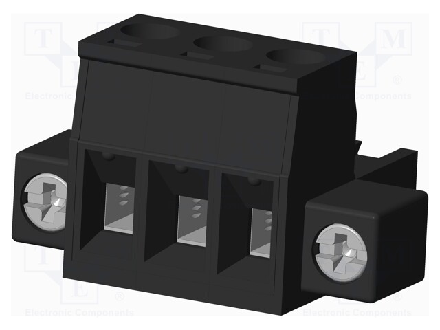 Connector: pluggable terminal block; plug; female; straight; 300V