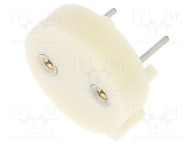 Fuse holder; THT; TR5; 6.3A; Mat: thermoplastic; 5.08mm; white; IP00