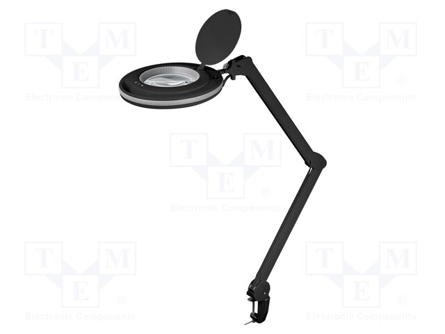 Desktop magnifier with backlight; 3dpt; Ø127mm; 9W; Plug: EU