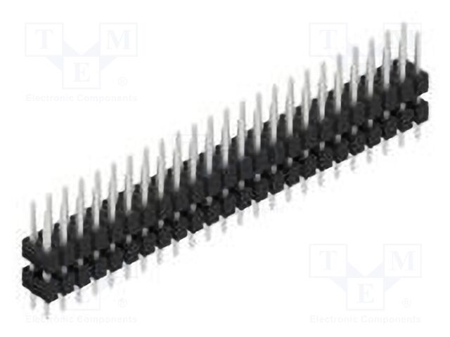 Connector: pin strips; pin header; male; PIN: 48; 2.54mm; THT; 2x24