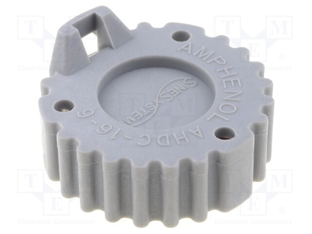 Socket cover; AHD; PIN: 6; grey