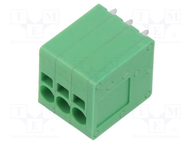 PCB terminal block; Contacts ph: 3.5mm; ways: 3; straight; on PCBs