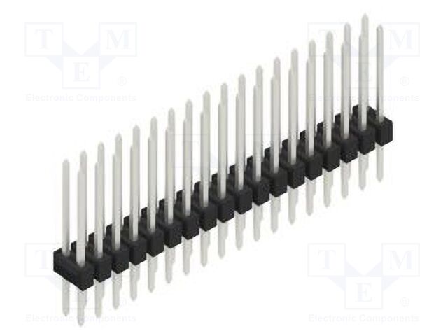 Connector: pin strips; pin header; male; PIN: 36; 2.54mm; THT; 2x18