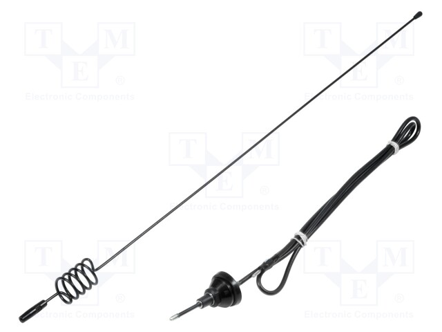 Antenna; mast; 0.628m; AM,FM; 1.3m; Rod inclination: constant