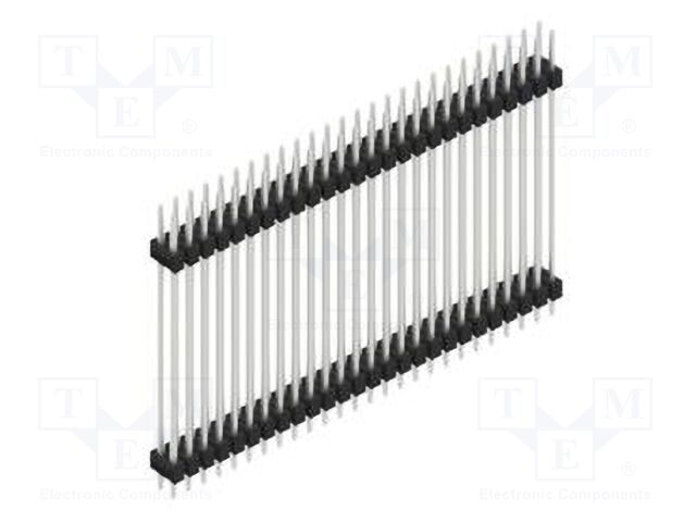 Connector: pin strips; pin header; male; PIN: 52; 2.54mm; THT; 2x26
