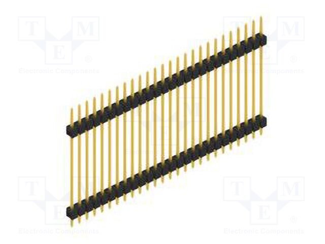 Connector: pin strips; pin header; male; PIN: 26; 2.54mm; THT; 1x26