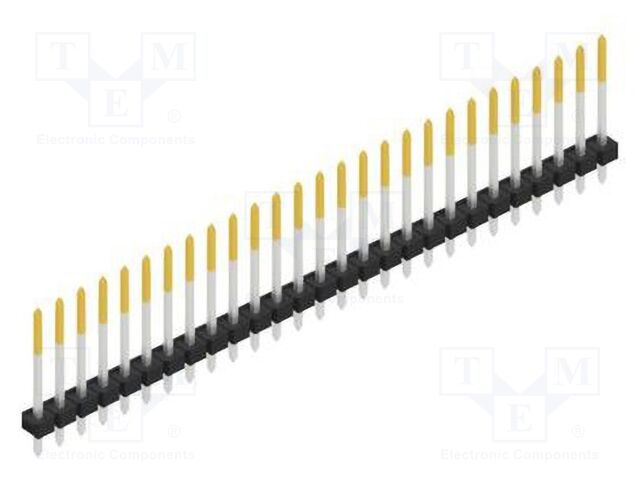 Connector: pin strips; pin header; male; PIN: 27; 2.54mm; THT; 1x27