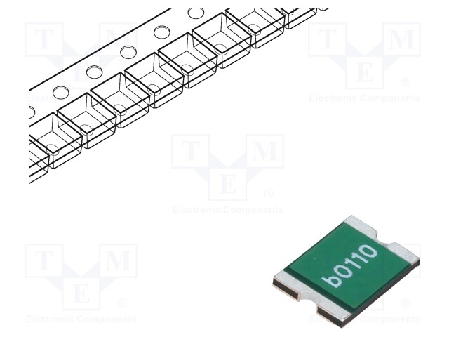 Fuse: PTC polymer; 1.1A; Imax: 100A; Case: 2920; 0ZCF