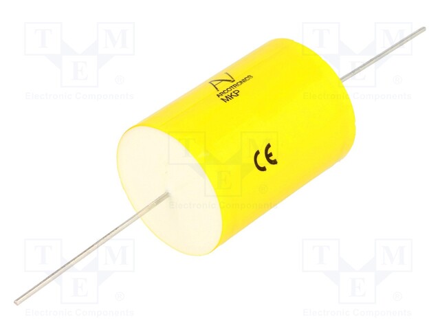 Capacitor: polyester; 1uF; Leads: axial; ESR: 4.7mΩ; THT; ±5%; 9A