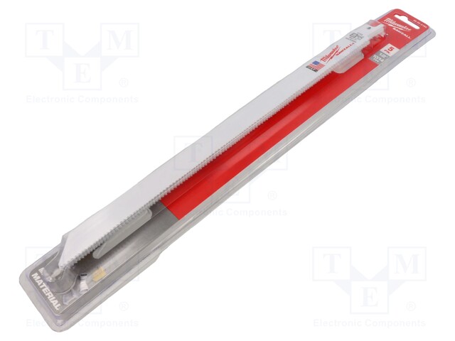 Hacksaw blade; universal; 300mm; 10teeth/inch; 5pcs.
