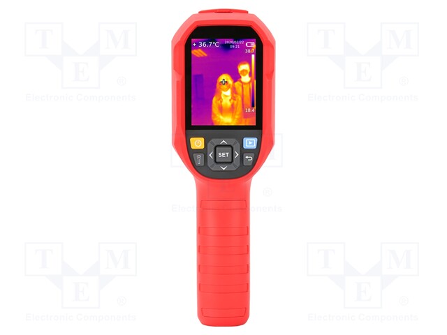 Infrared camera; LCD TFT 2,8"; 80x60; 9Hz; 30÷45°C; 51°x38°