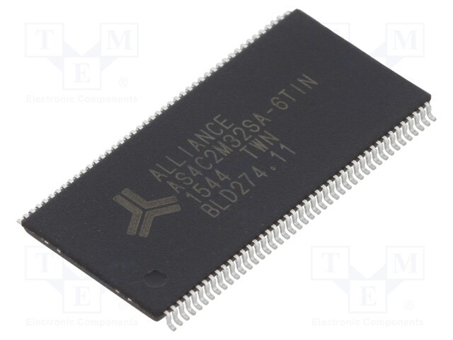 DRAM memory; SDRAM; 2Mx32bit; 3.3V; 166MHz; 5.5ns; TSOP86; -40÷85°C