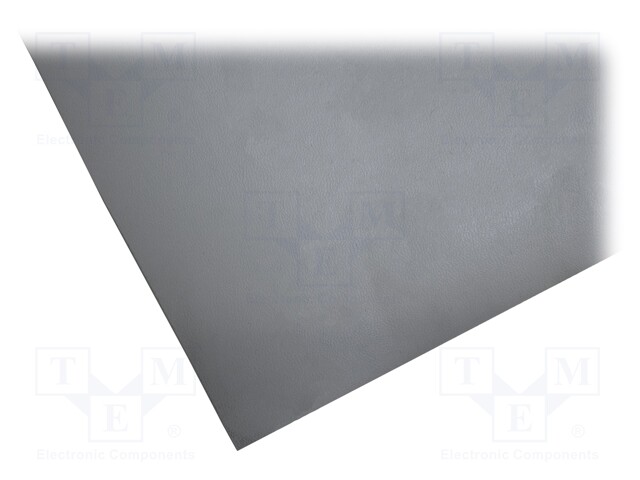 Bench mat; ESD; L: 1.2m; W: 0.6m; Thk: 3.2mm; EN 61340-5-1; grey; 71°C
