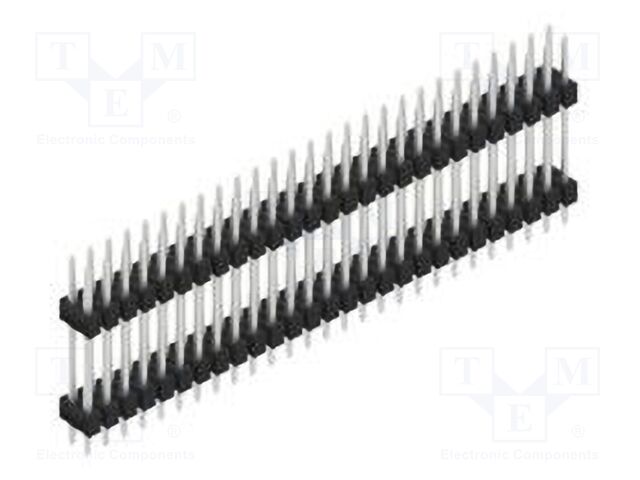 Connector: pin strips; pin header; male; PIN: 54; 2.54mm; THT; 2x27