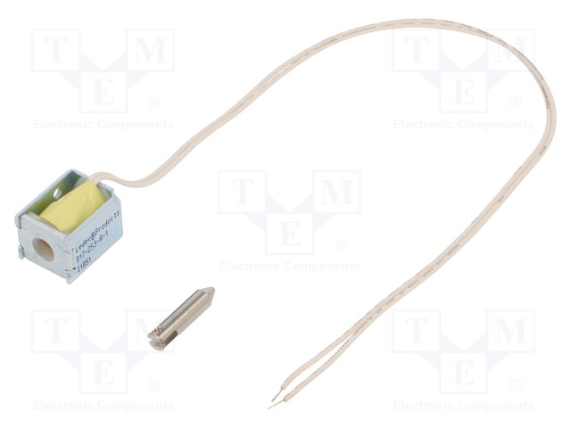 Electromagnet: pull; Usup: 24VDC; Power: 1.6W; Force: 3.9N; 337Ω