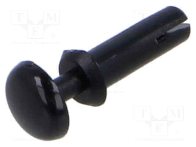 Rivet; polyamide; L.rivet: 6.4mm; Panel cutout diam: 2.1mm; UL94HB