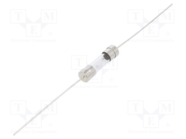 Fuse: fuse; time-lag; 4A; 250VAC; glass; 20x5.2mm; brass; reel,tape