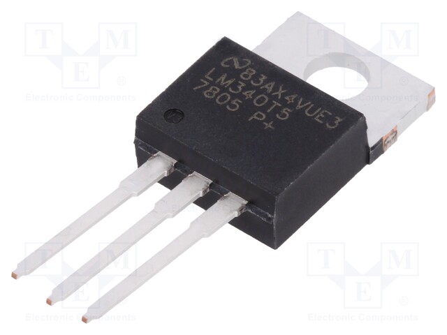 IC: voltage regulator; linear,fixed; 5V; 1.5A; TO220; THT; 0÷125°C