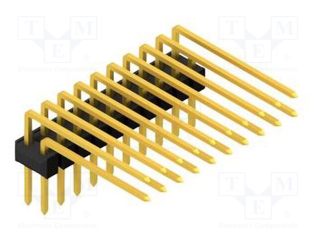 Connector: pin strips; pin header; male; PIN: 20; 2.54mm; THT; 2x10