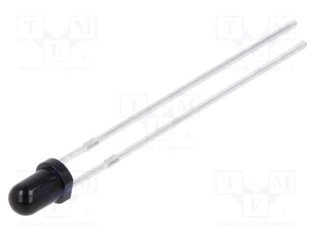 Photodiode; 3mm; THT; 950nm; black,diffused