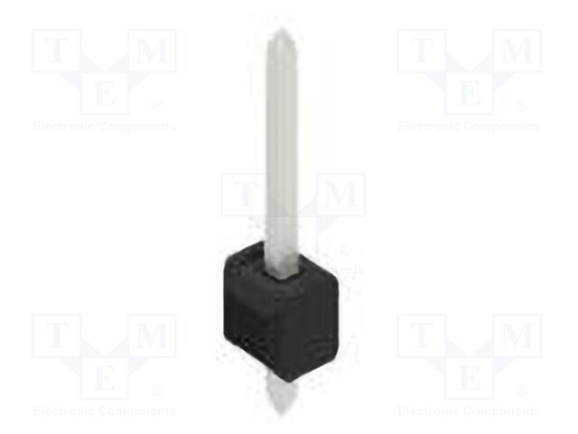 Connector: pin strips; pin header; male; PIN: 1; 2.54mm; THT; 1x1