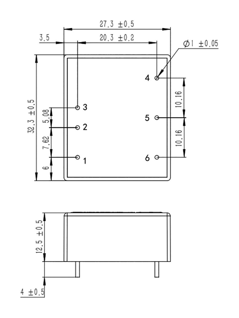 Converter: DC/DC; 25W; Uin: 18÷75VDC; Uout: 15VDC; Iout: 1.67A; PCB