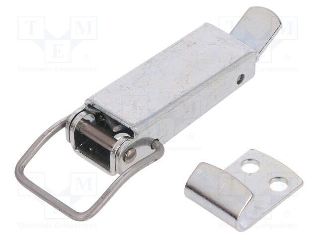 Clasp; steel; W: 16mm; L: 60mm; Plating: zinc