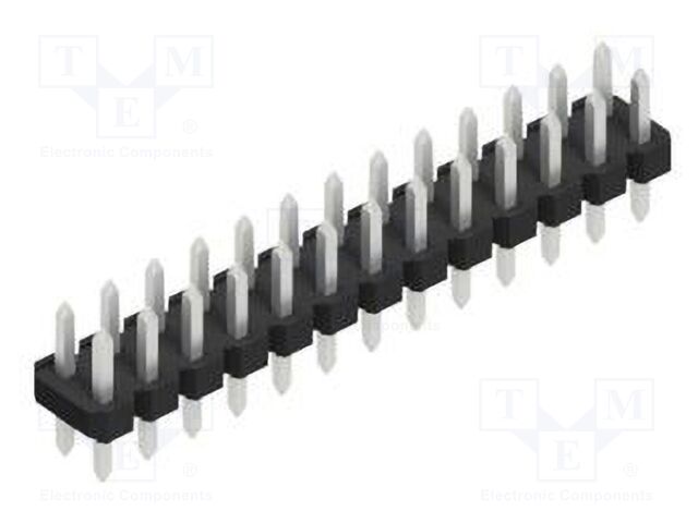Connector: pin strips; pin header; male; PIN: 26; 2.54mm; THT; 2x13