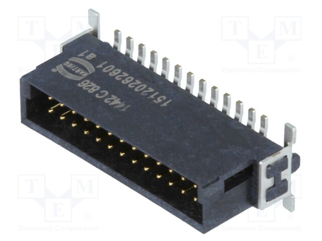 Connector: PCB to PCB; male; PIN: 26; 1.27mm; Series: har-flex; 2.3A