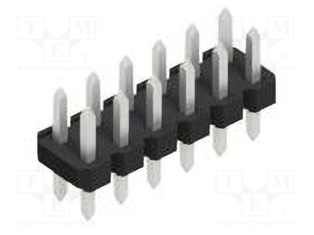 Connector: pin strips; pin header; male; PIN: 12; 2.54mm; THT; 2x6