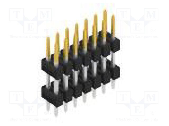 Connector: pin strips; pin header; male; PIN: 14; 2.54mm; THT; 2x7