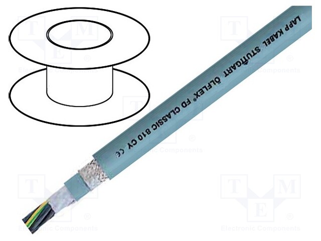 Wire: control cable; ÖLFLEX® FD CLASSIC 810 CY; 4G1,5mm2; PVC