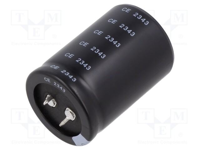 Capacitor: electrolytic; SNAP-IN; 10000uF; 63VDC; Ø25x25mm; ±20%