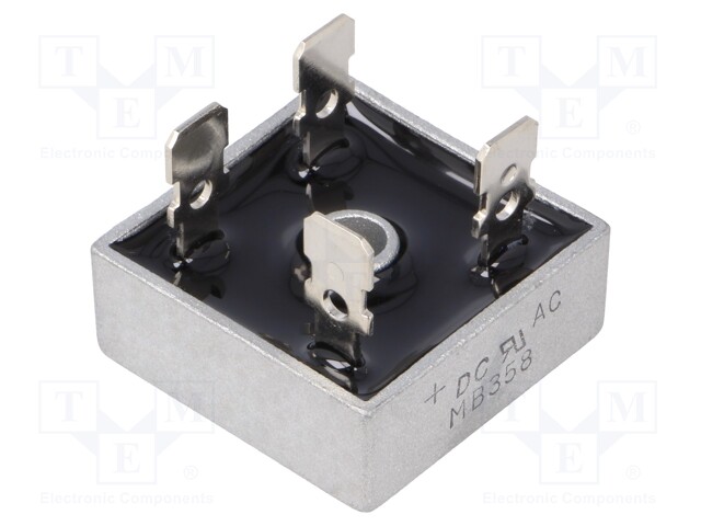 Single-phase bridge rectifier; Urmax: 800V; If: 35A; Ifsm: 400A