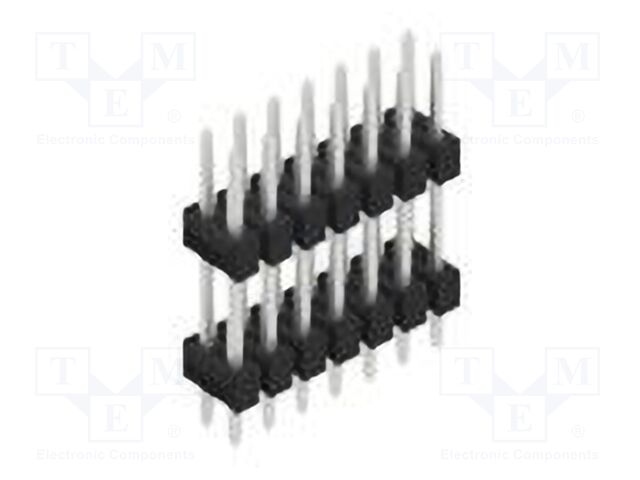 Connector: pin strips; pin header; male; PIN: 14; 2.54mm; THT; 2x7