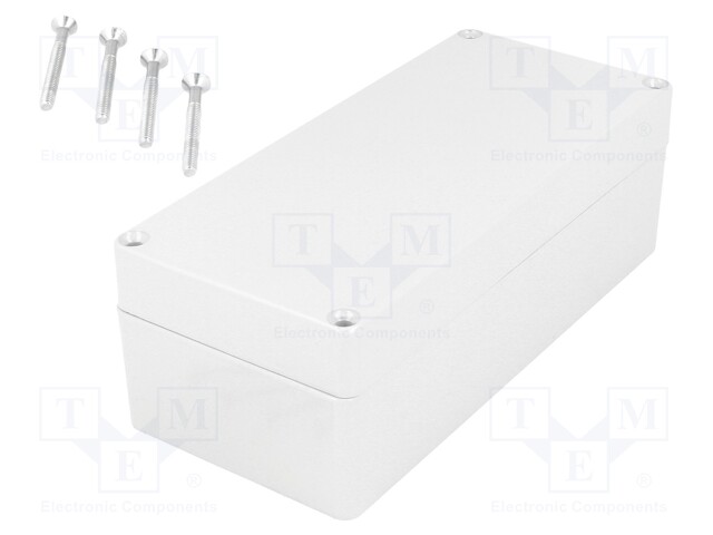 Enclosure: multipurpose; X: 80mm; Y: 175mm; Z: 60mm; aluminium; IP67