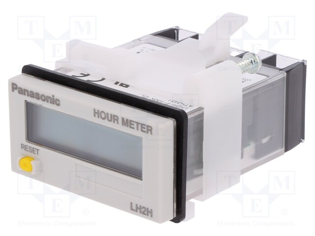 Counter: electronical; LCD; working time; Body dim: 24x48x59.4mm