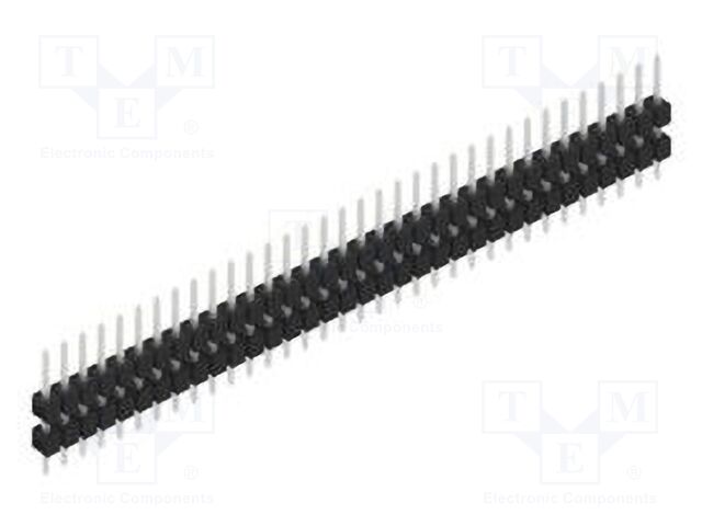 Connector: pin strips; pin header; male; PIN: 34; 2.54mm; THT; 1x34