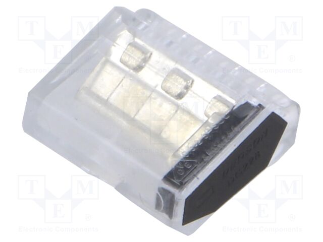 Quick splice; 24A; 450V; spring clamp; L: 19.1mm; 0.5÷2.5mm2