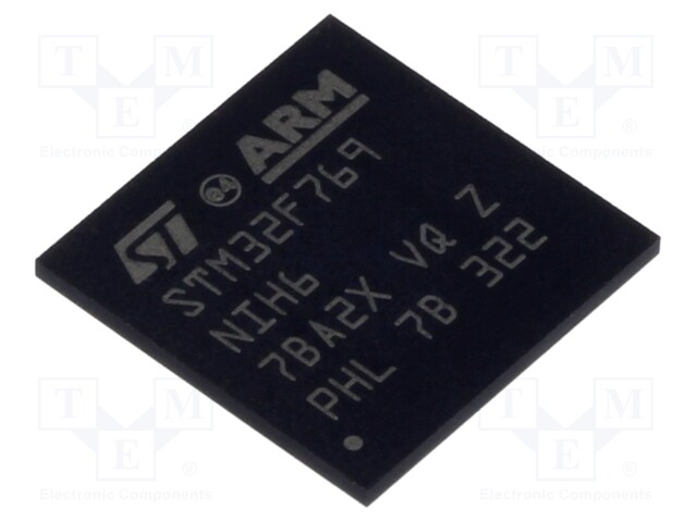 ARM microcontroller; Flash: 2MB; 216MHz; SRAM: 512kB; TFBGA216