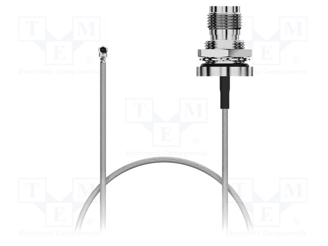Cable; IPEX MHF I,TNC female; angled,straight; -40÷85°C; 0÷6GHz
